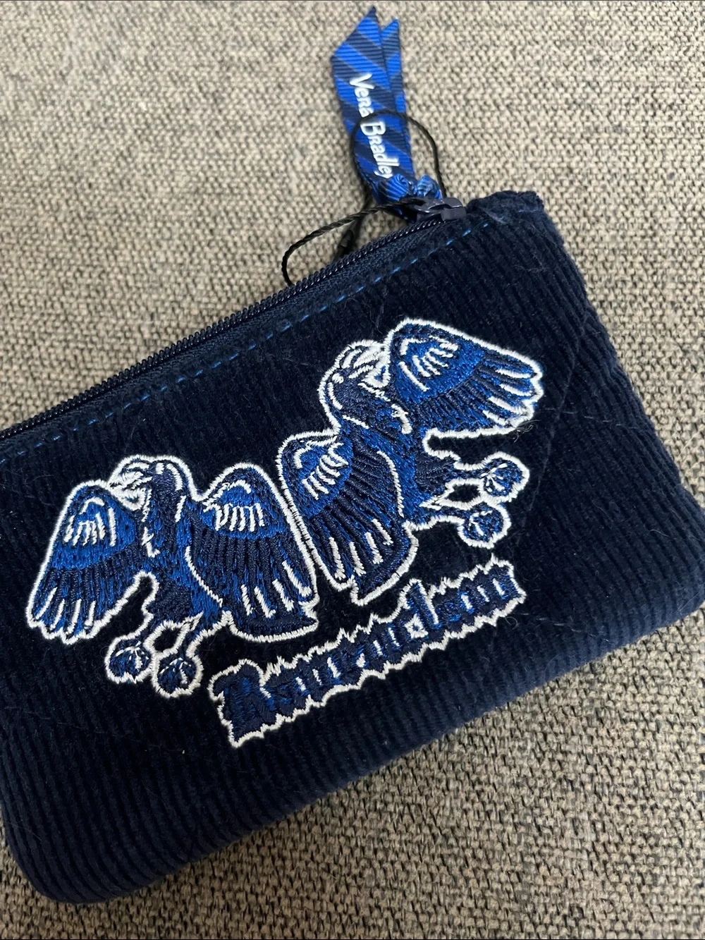 Vera Bradley Harry Potter Ravenclaw Zip Pouch Keyring
